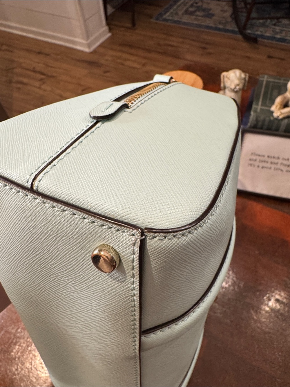 Kate Spade Newbury Lane Small Felix Satchel in Robin's Egg Blue - Picture 7 of 16